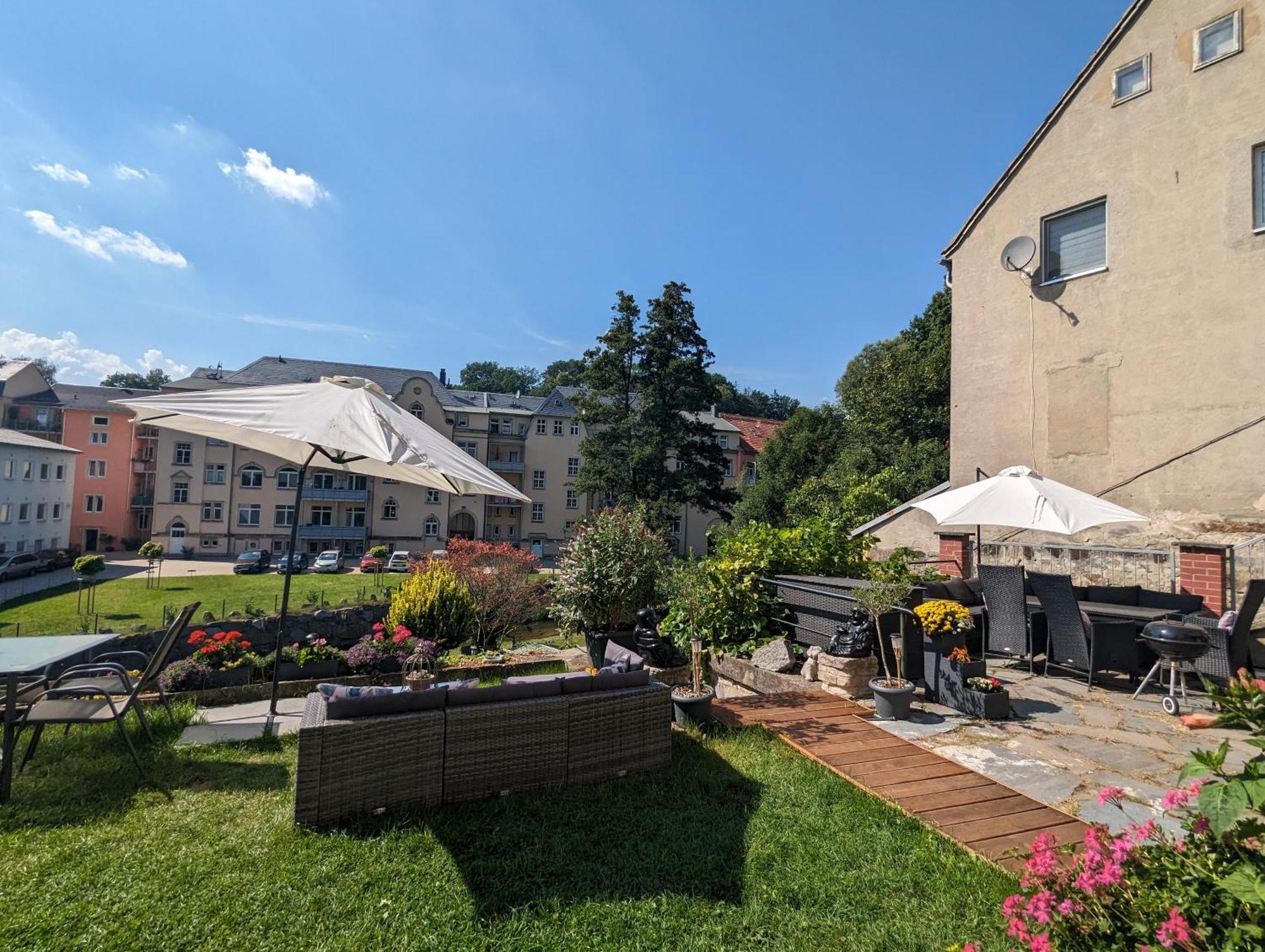 Familienwohnung für 3 mit Sauna, Pool&Terrasse - Famzi Sebnitz Exterior foto